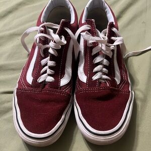 Red Women Converse Shoes Size 7.5